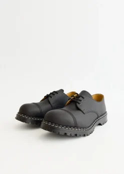 Greasy Steel Toe Capped Gibson Shoes