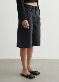 Grenade Longline Denim Shorts