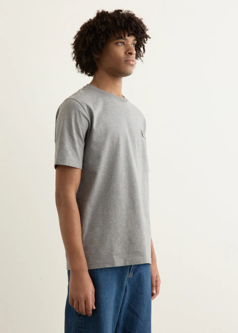Grey Fox Head Patch Comfort T-Shirt