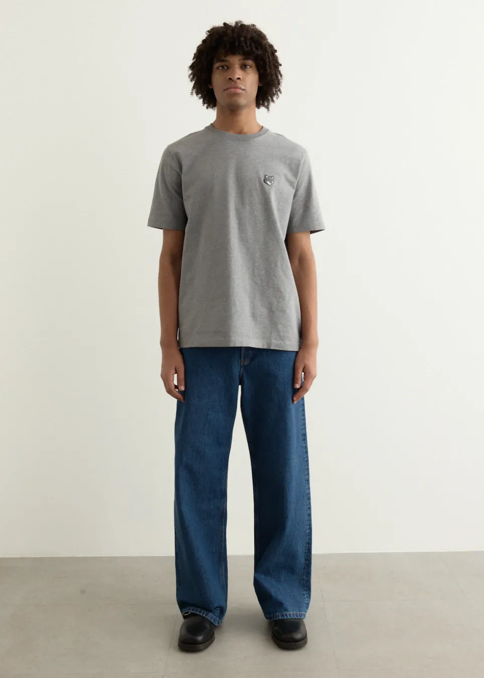 Grey Fox Head Patch Comfort T-Shirt