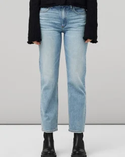 Harlow Mid-Rise Straight Jeans