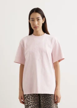 Heavy Cotton Drop Shoulder Heart T-Shirt