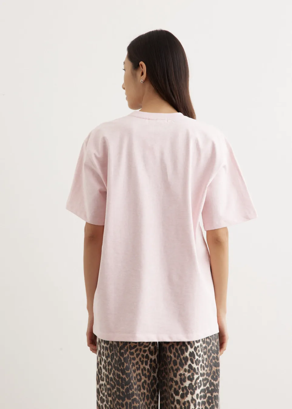 Heavy Cotton Drop Shoulder Heart T-Shirt
