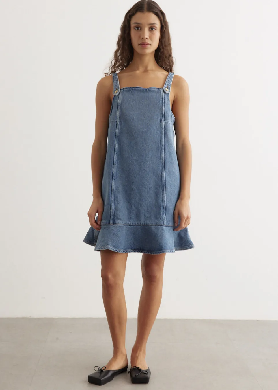 Heavy Denim Mini Dress