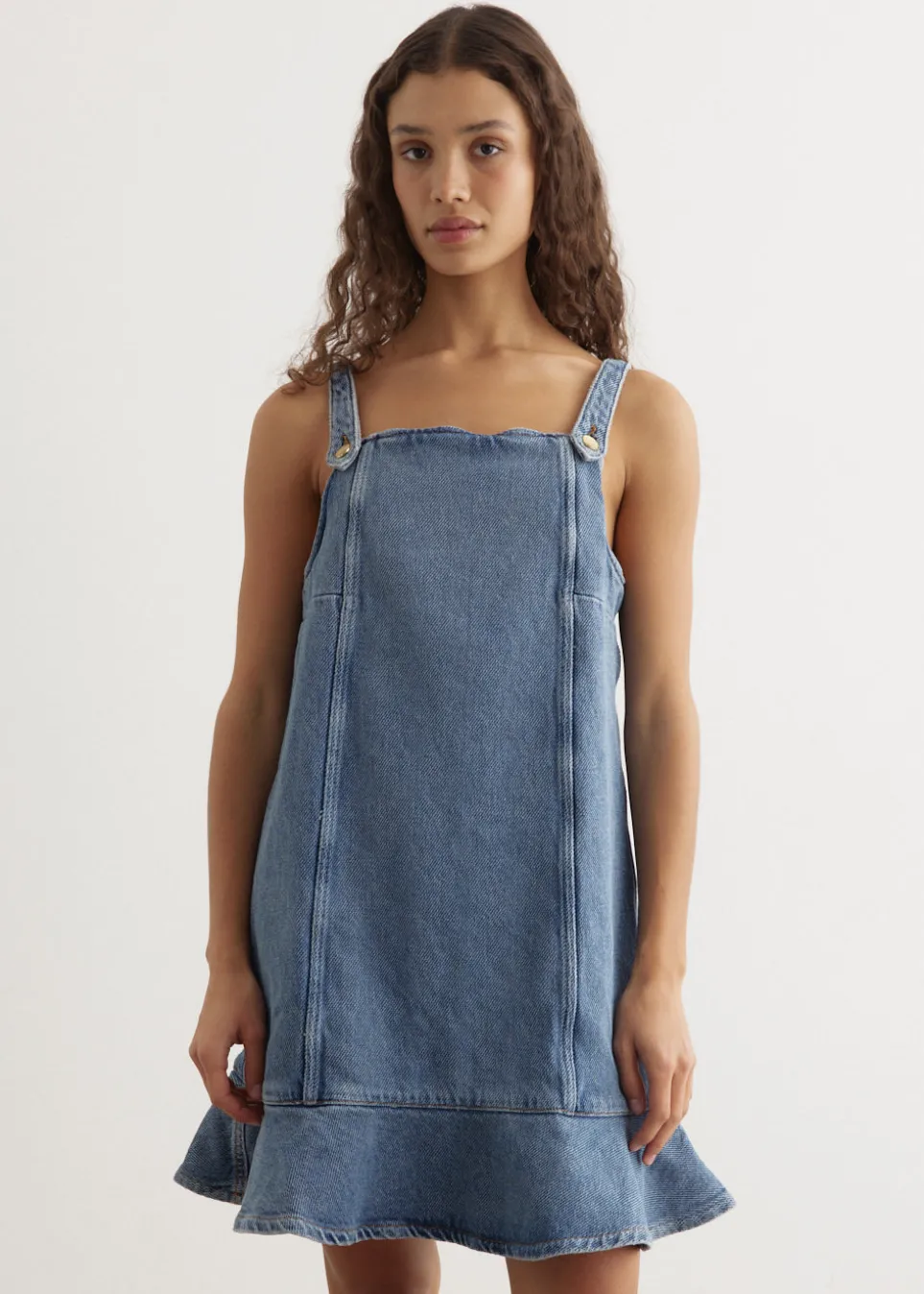 Heavy Denim Mini Dress