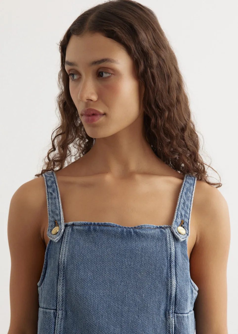 Heavy Denim Mini Dress