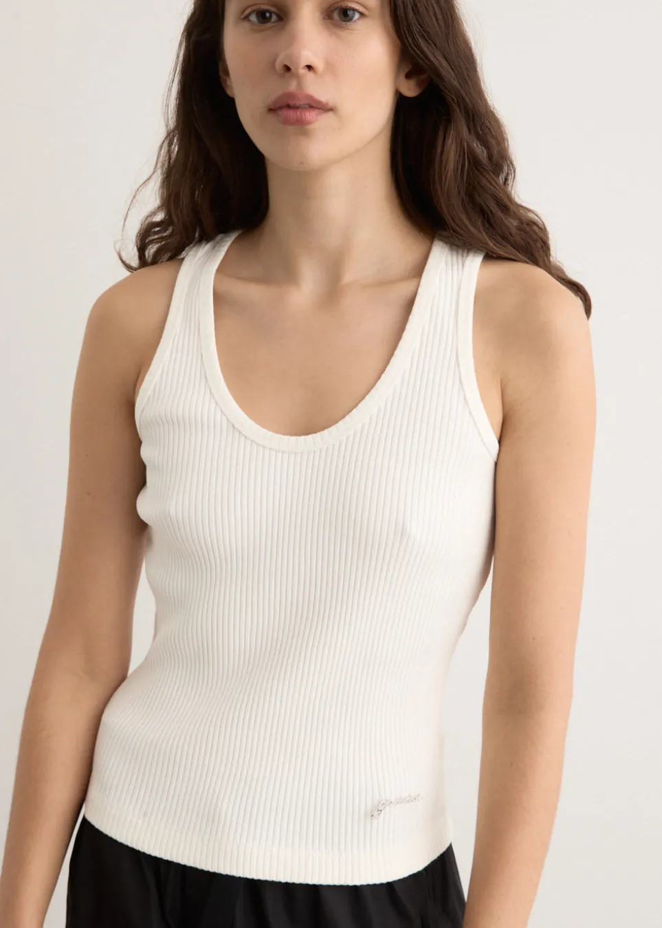 Heavy Rib Jersey Tank Top