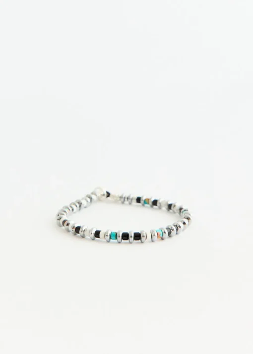 Hematite Roundel Beads Bracelet