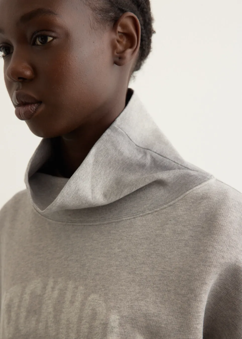 High Neck Sweatshirt