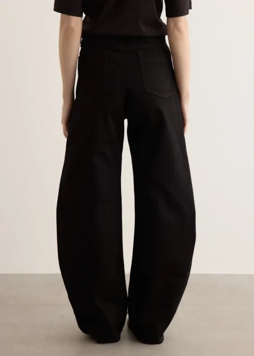 High Waisted Curved Pants