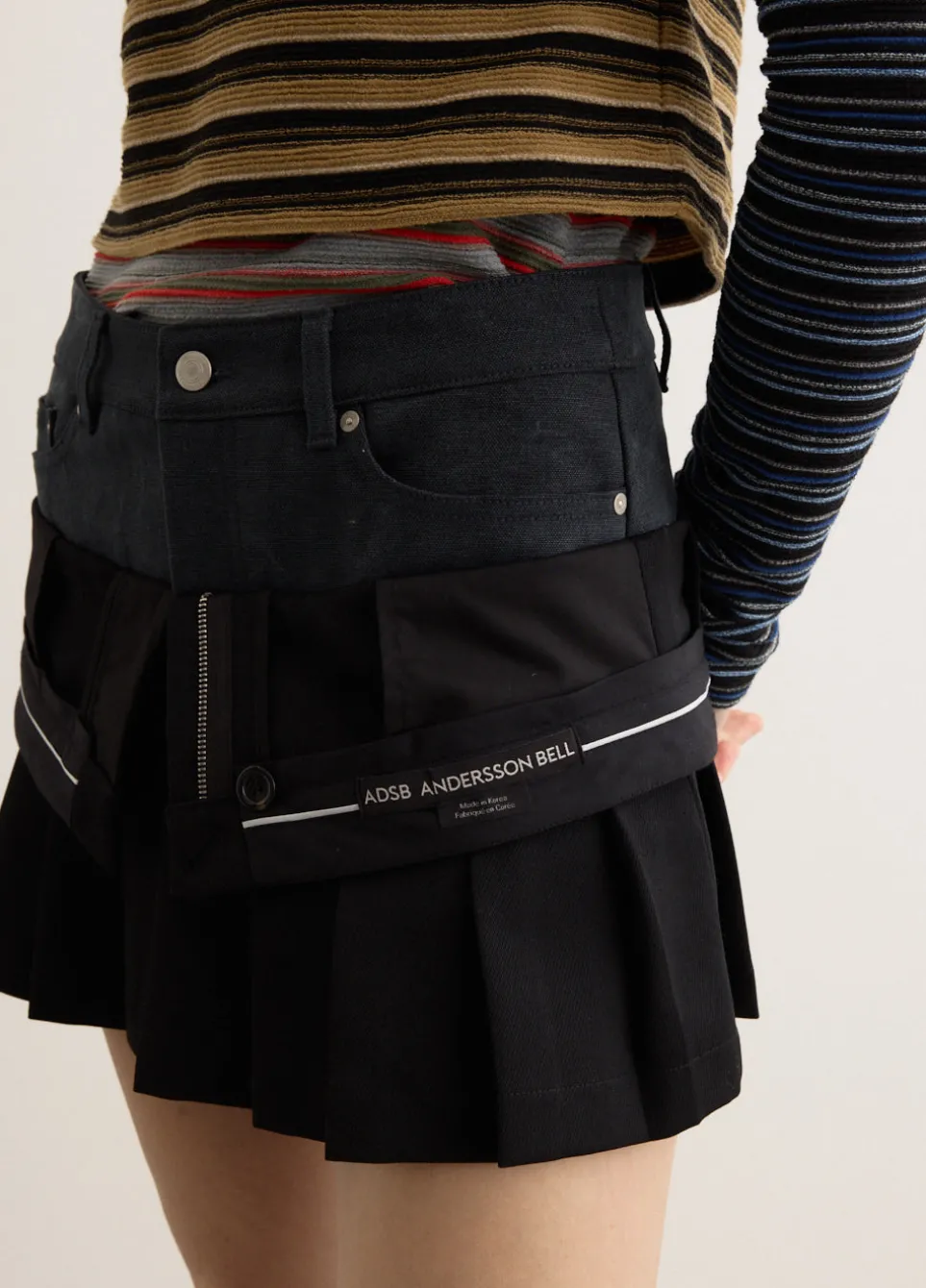 Inside Out Pleats Skirt