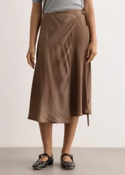 Ivana Satin Skirt