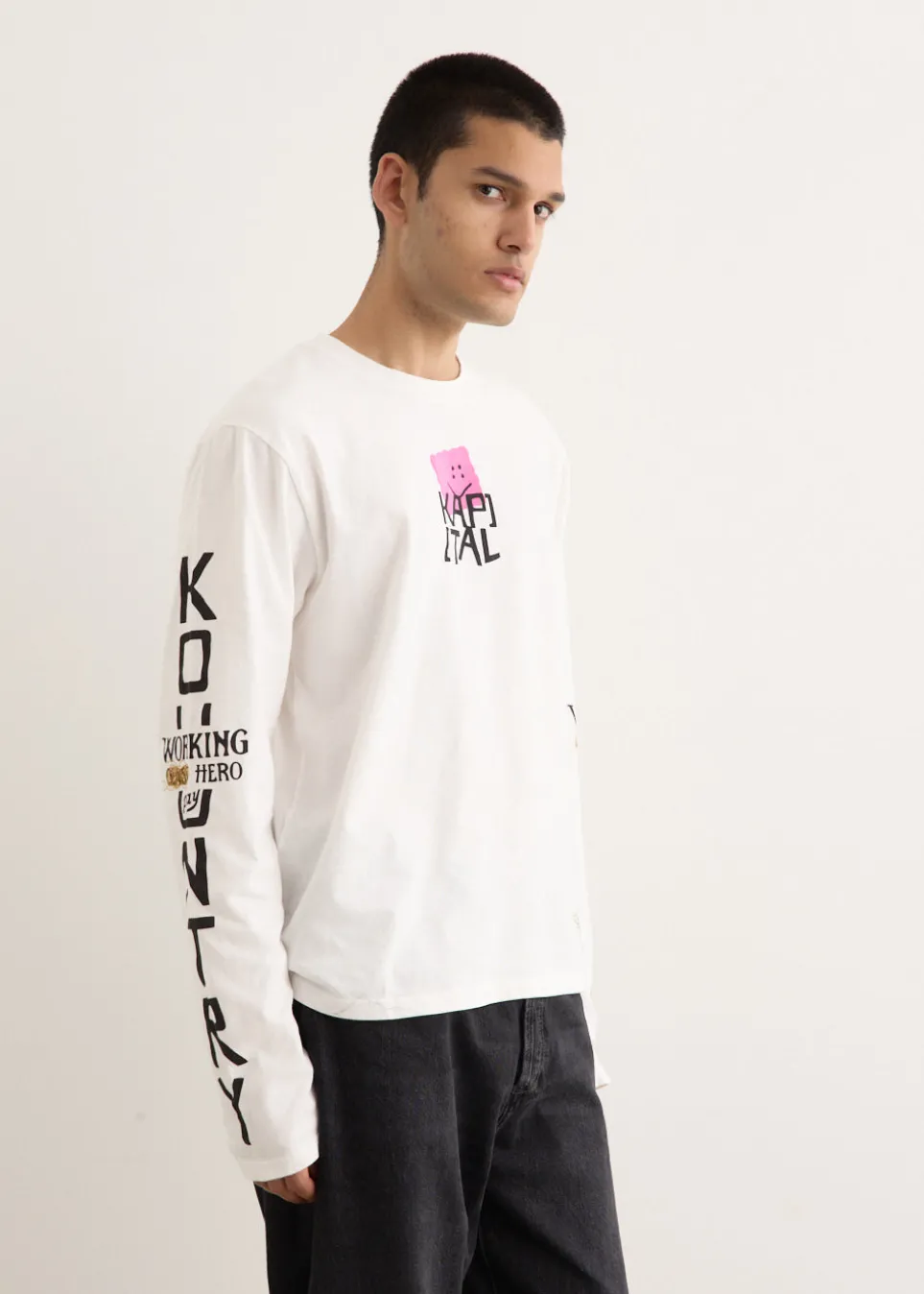 20/-Jersey Crew Long Sleeve T-Shirt (PECKISH KAP)