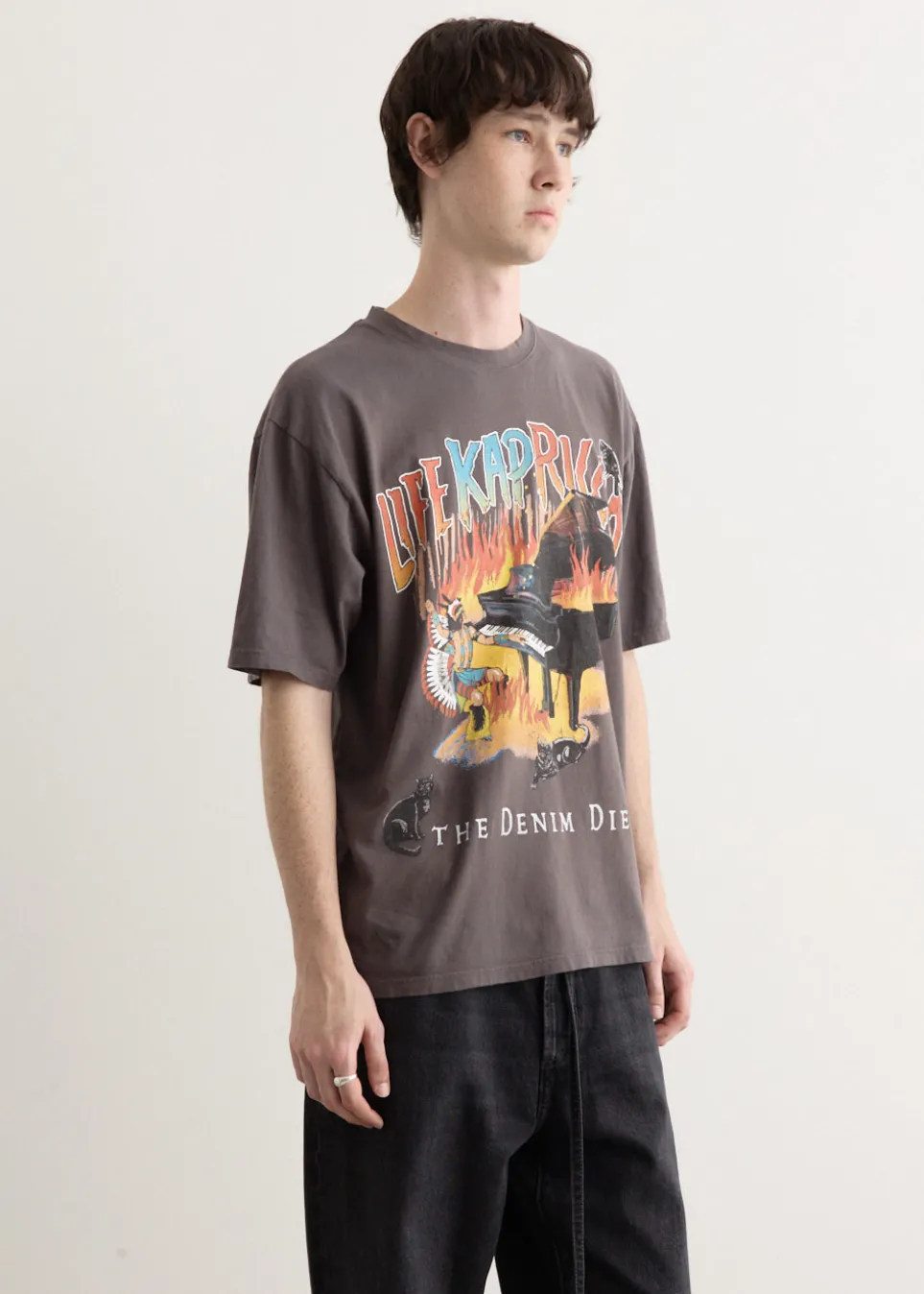 20/-Jersey Crew T-Shirt (BURNING PIANO)