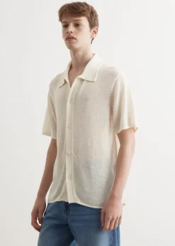 Kenneth Mesh Knit Short Sleeve Shirt