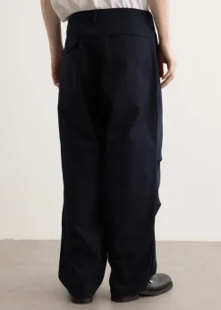 Knee Tuck Wide Pants