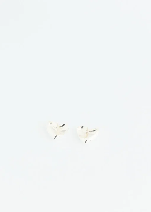 Large Voluptuous Heart Earrings