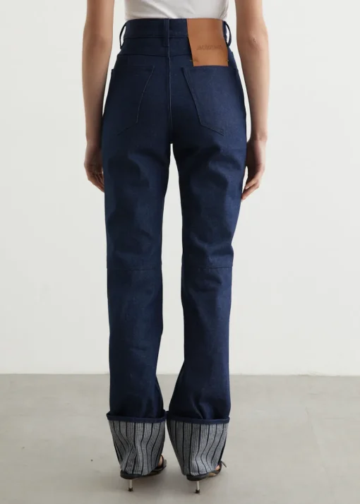 Le De-Nimes Droit Jeans