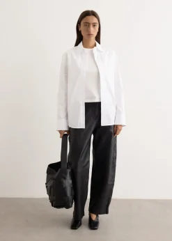 Leather Balloon Pants