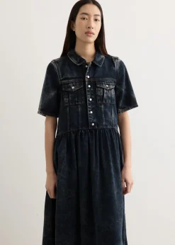 Light Denim Long Dress