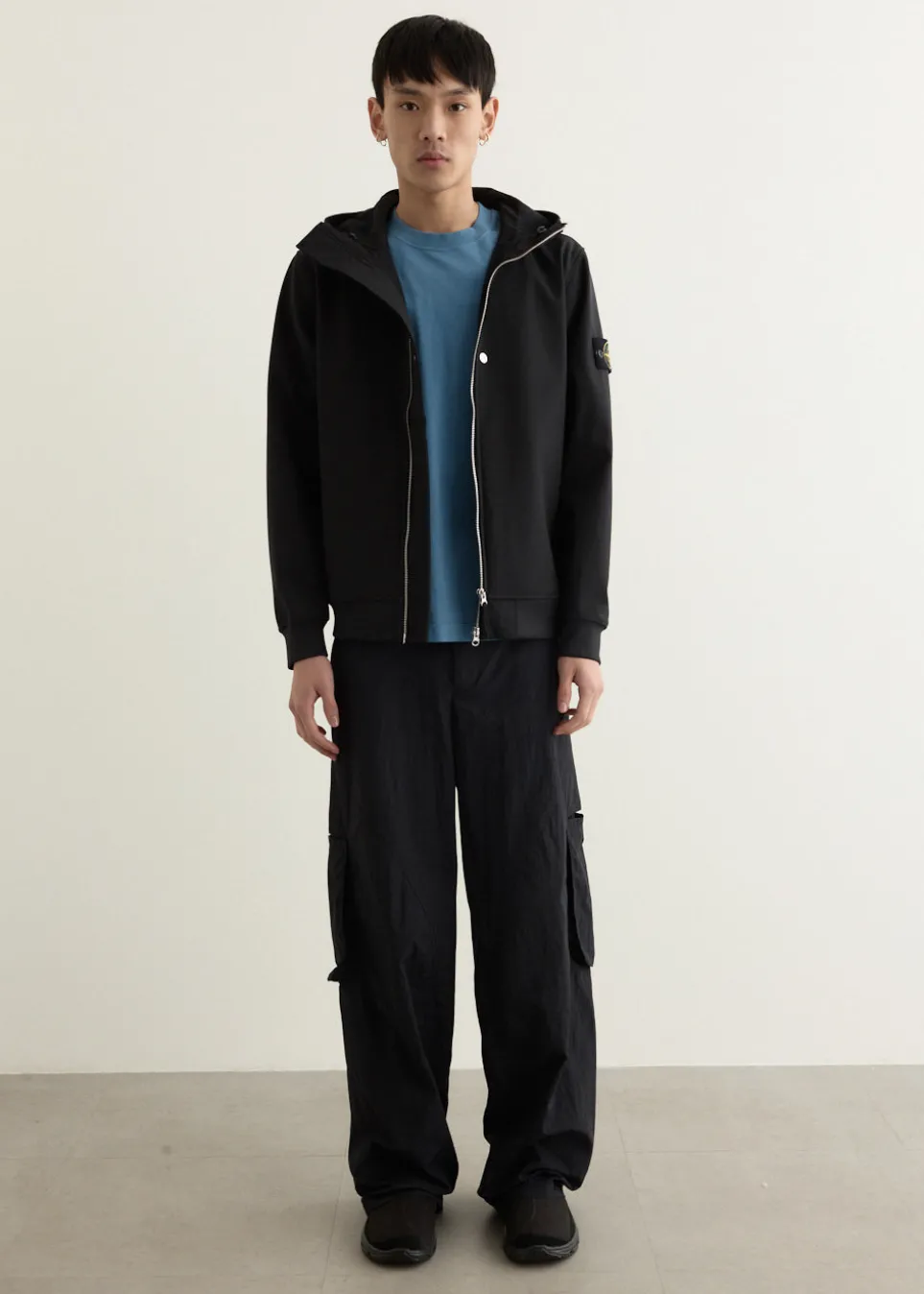 Light Soft Shell Hooded Jacket