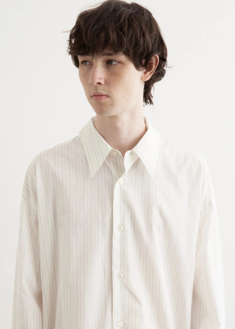 Loche Oversized French Placket Shirt