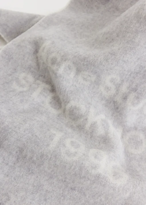 Logo Wool Scarf