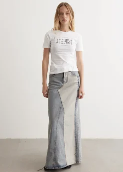 Long Denim Skirt