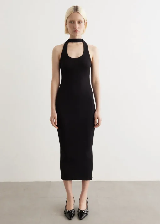 Long Ribbed Dress