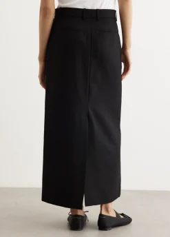 Low-Waist Straight Skirt