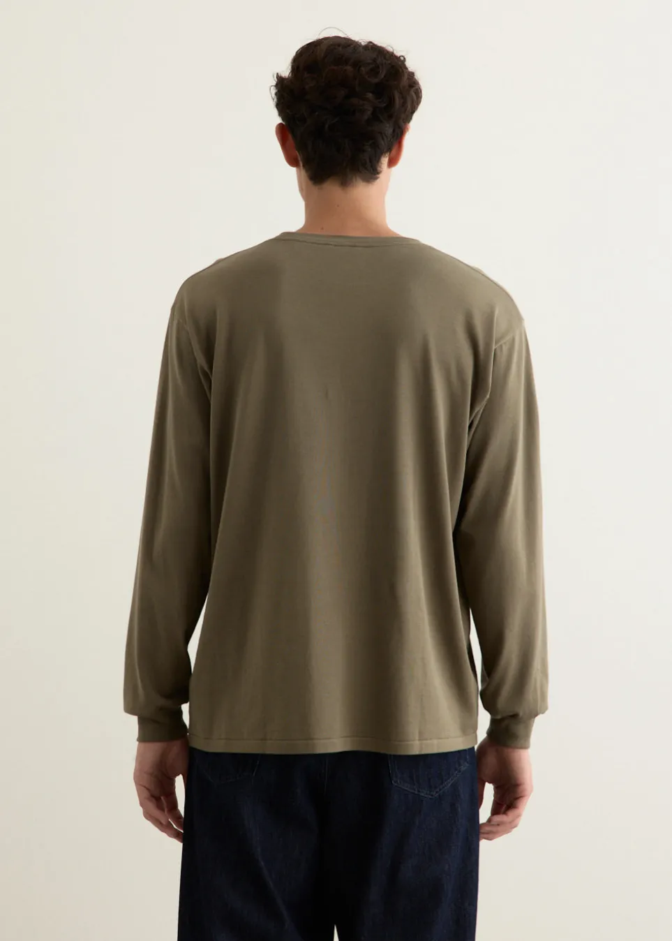 Luster Plaiting Long Sleeve T-Shirt