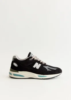 MADE in UK 991v2 'Black' Sneakers