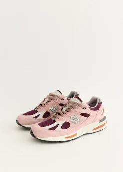 MADE in UK 991v2 'Deauville Mauve' Sneakers
