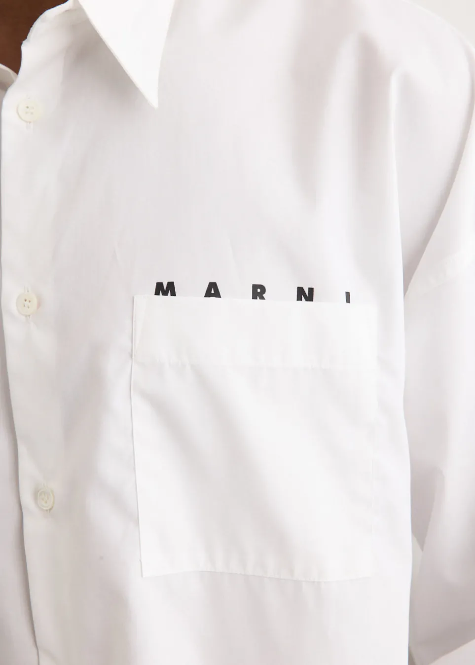 Marni Logo Poplin Shirt