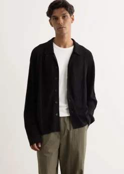 Metropolis Knit Camp Collar Shirt