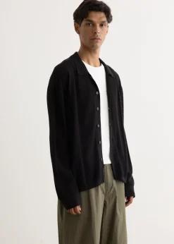 Metropolis Knit Camp Collar Shirt