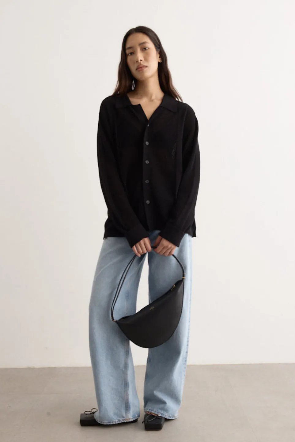 Metropolis Knit Camp Collar Shirt