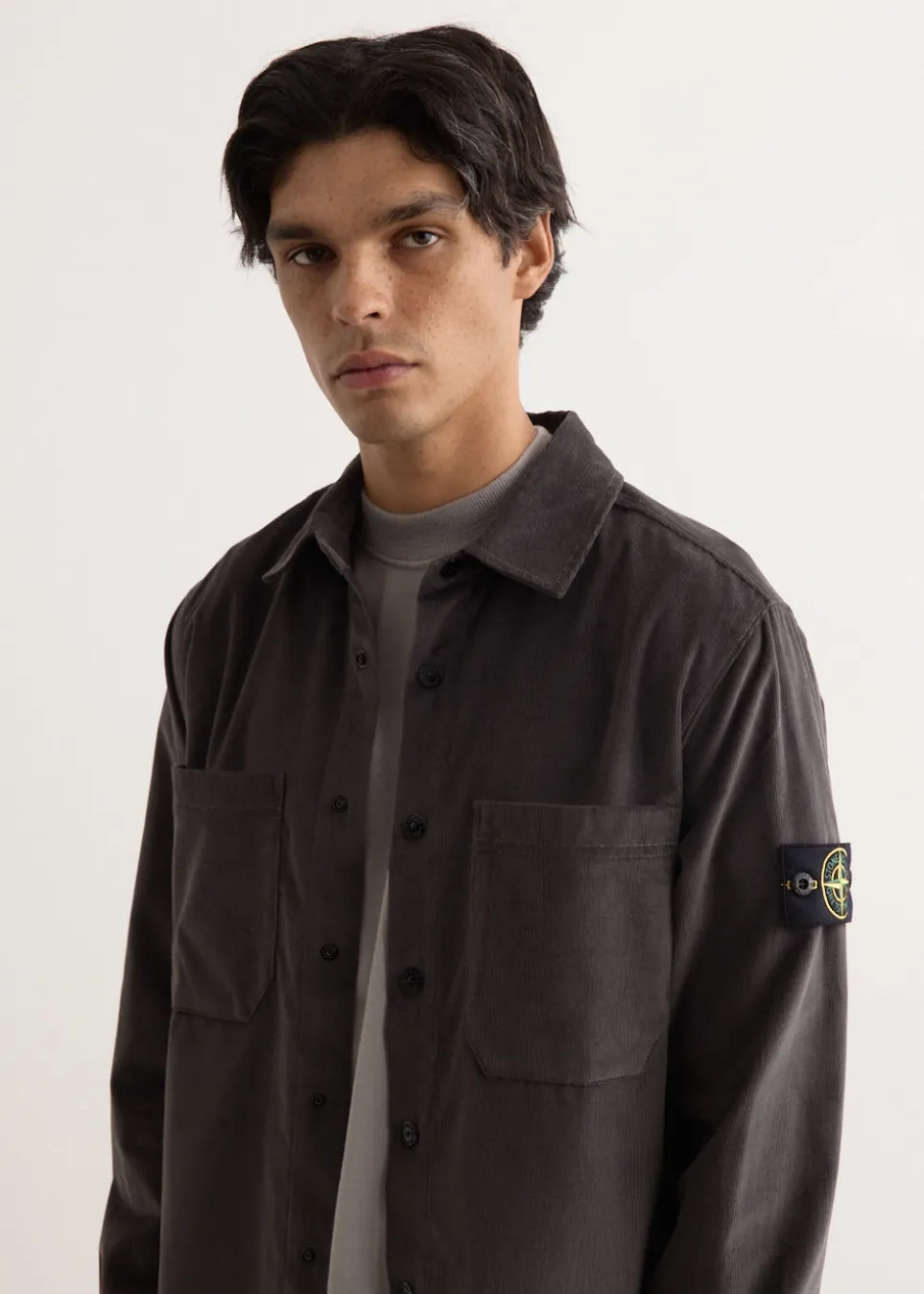 Micro Cotton Corduroy Overshirt