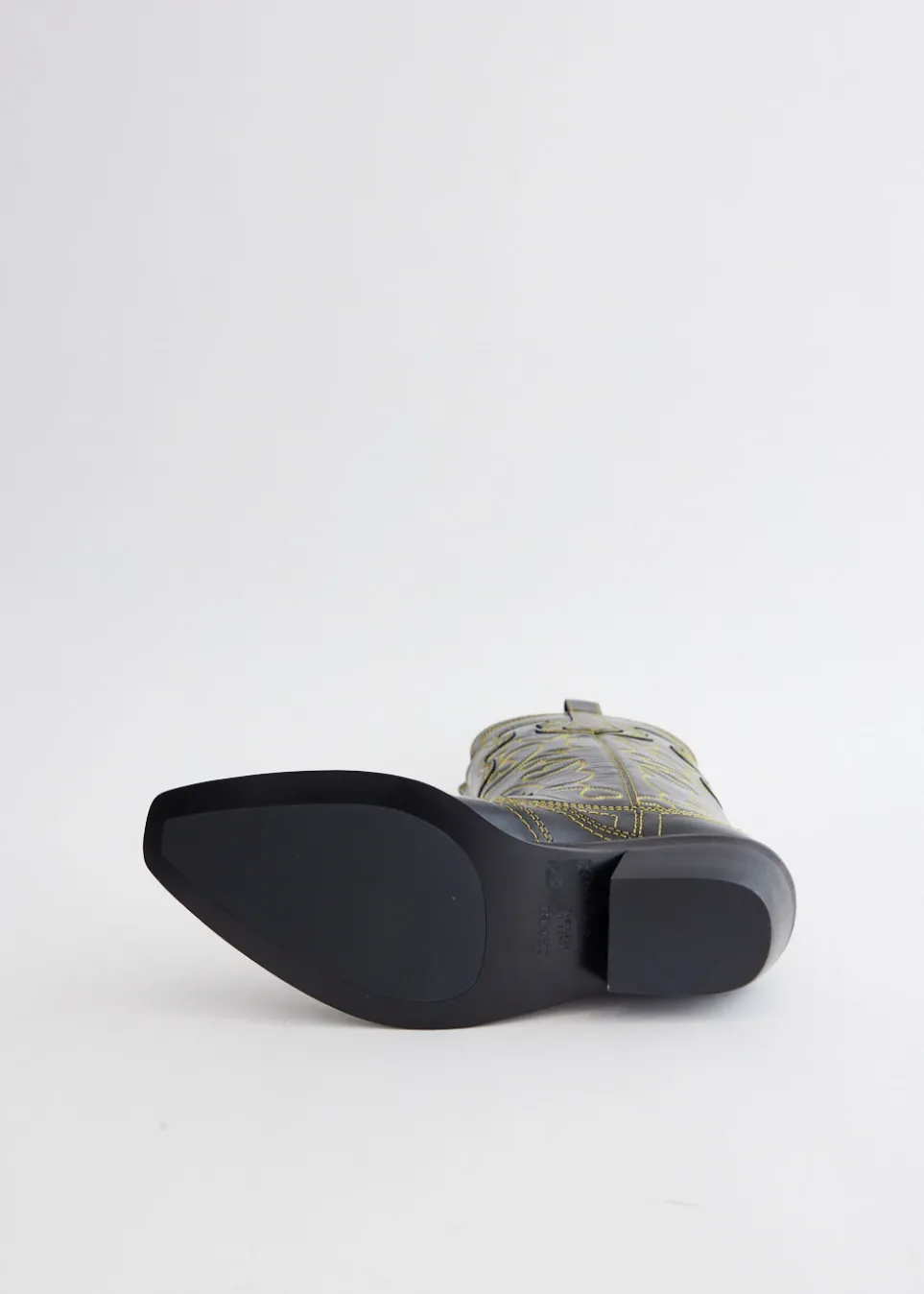 Mid Shaft Embroidered Western Boots