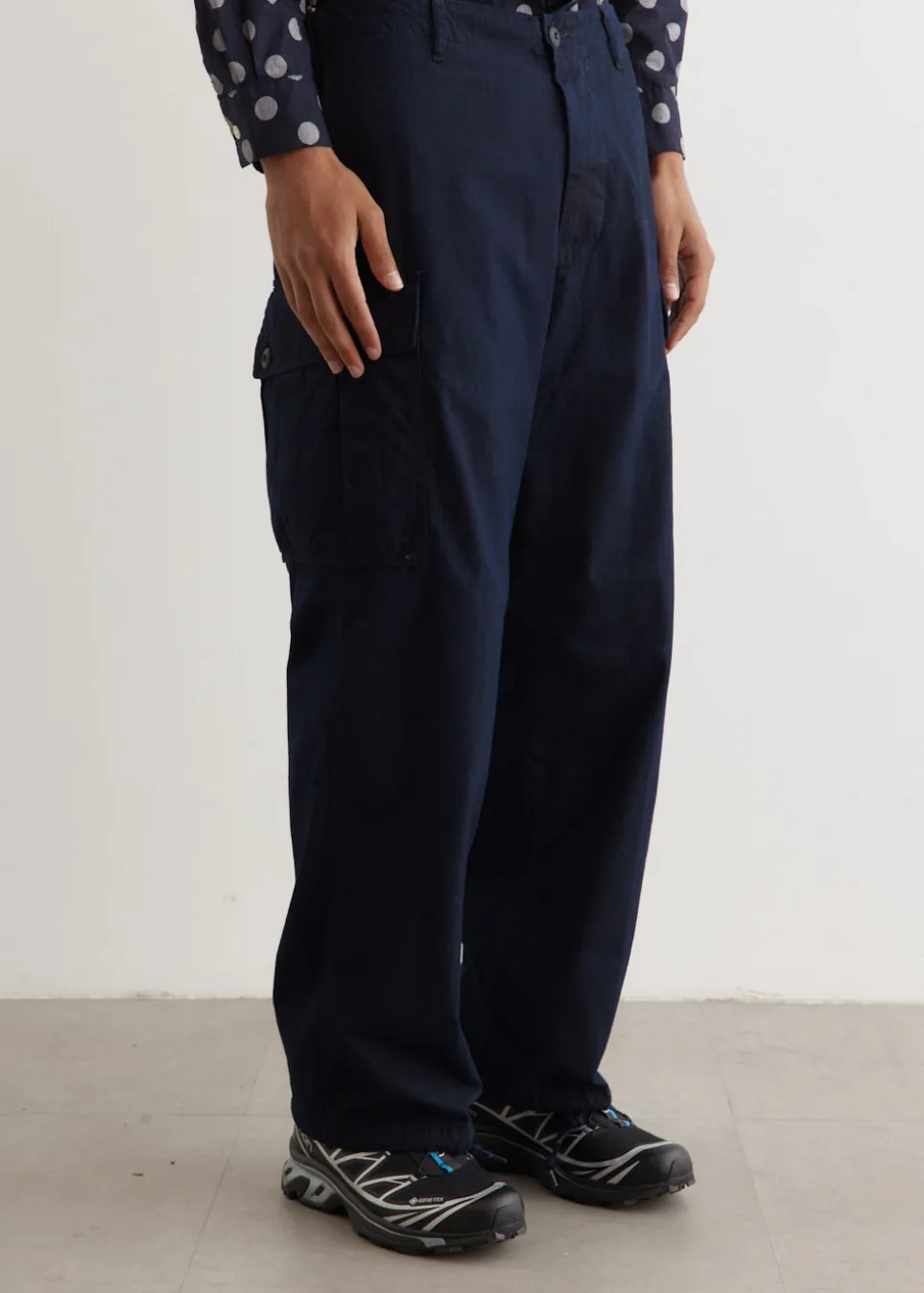 MIL 6 Pocket Indigo Rip Stop Pants