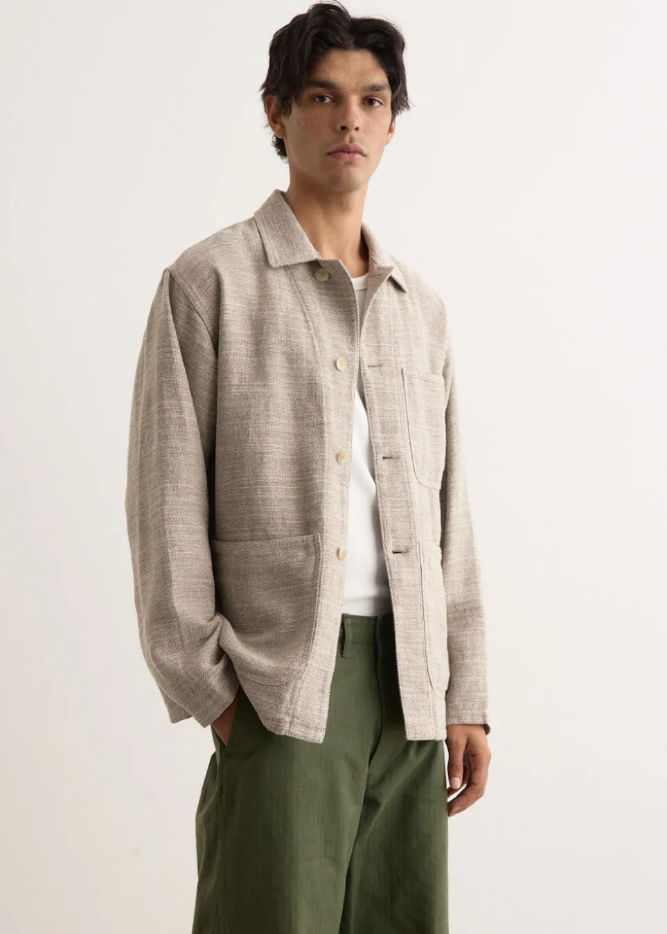 MIL Cotton Linen Chore Jacket