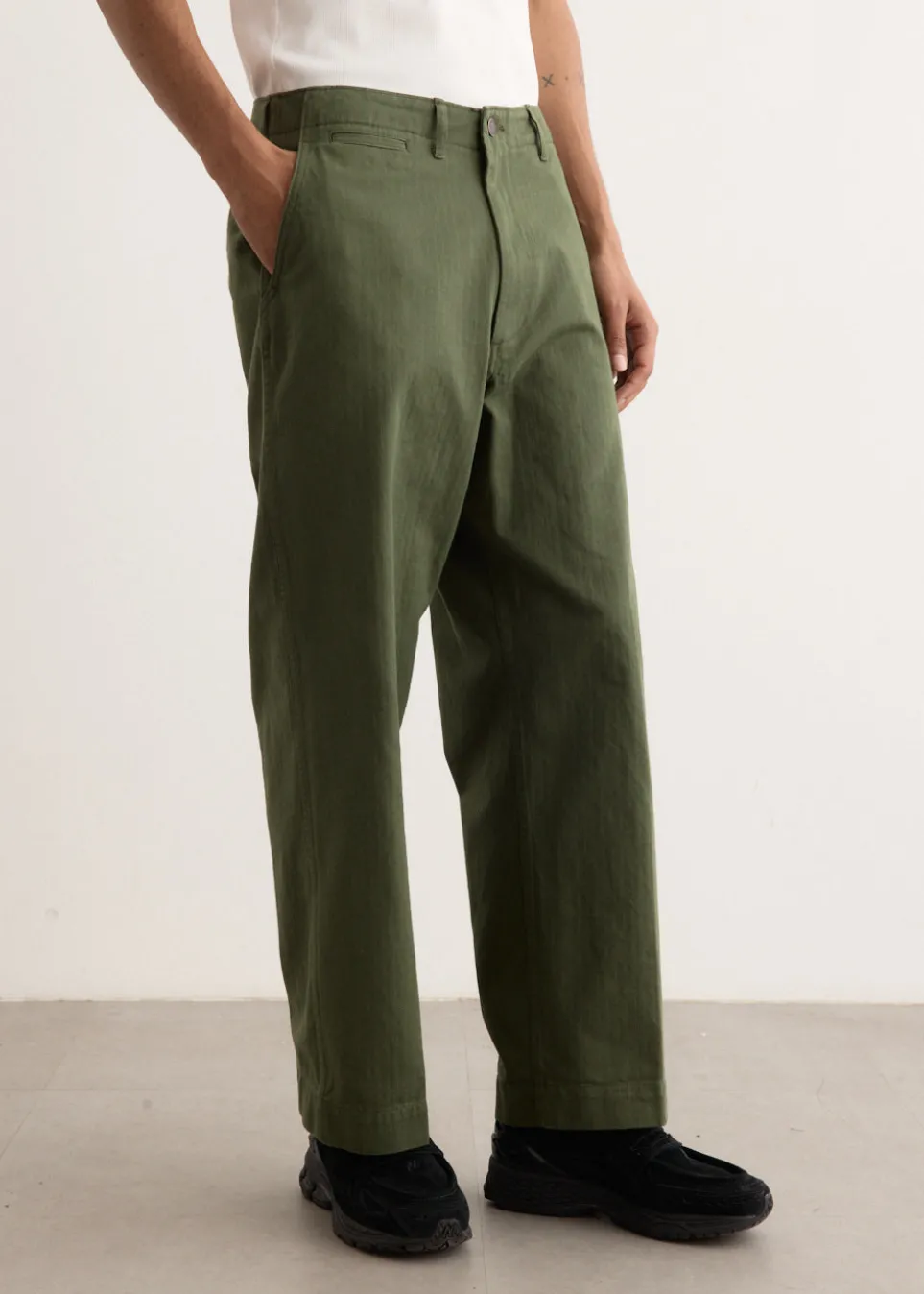 MIL Herringbone Trousers
