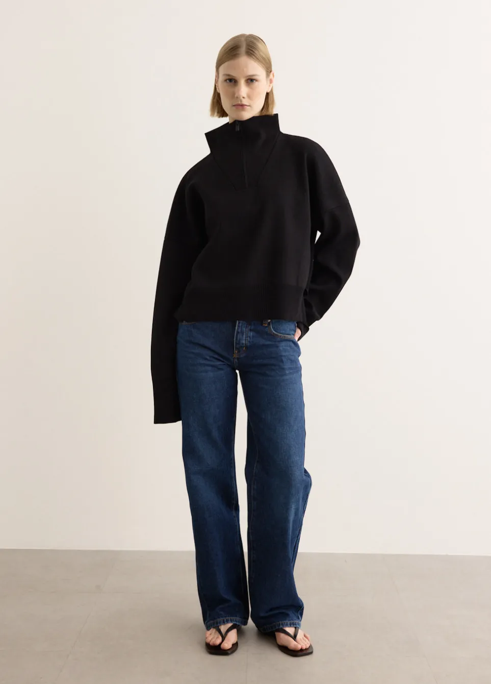 Milano Knit Zip Jumper