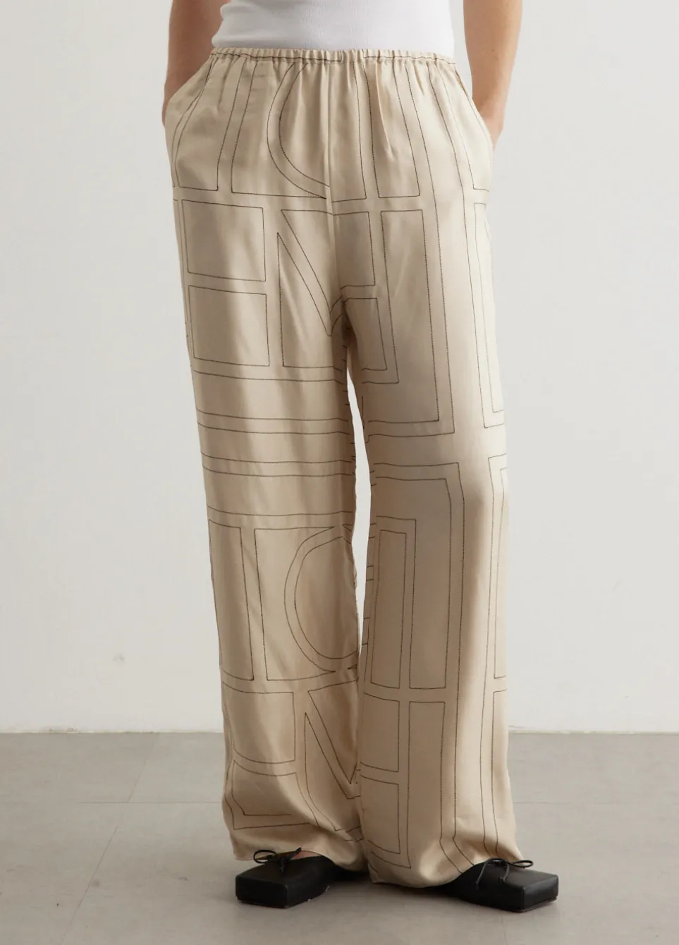 Monogram Silk Pyjama Bottoms