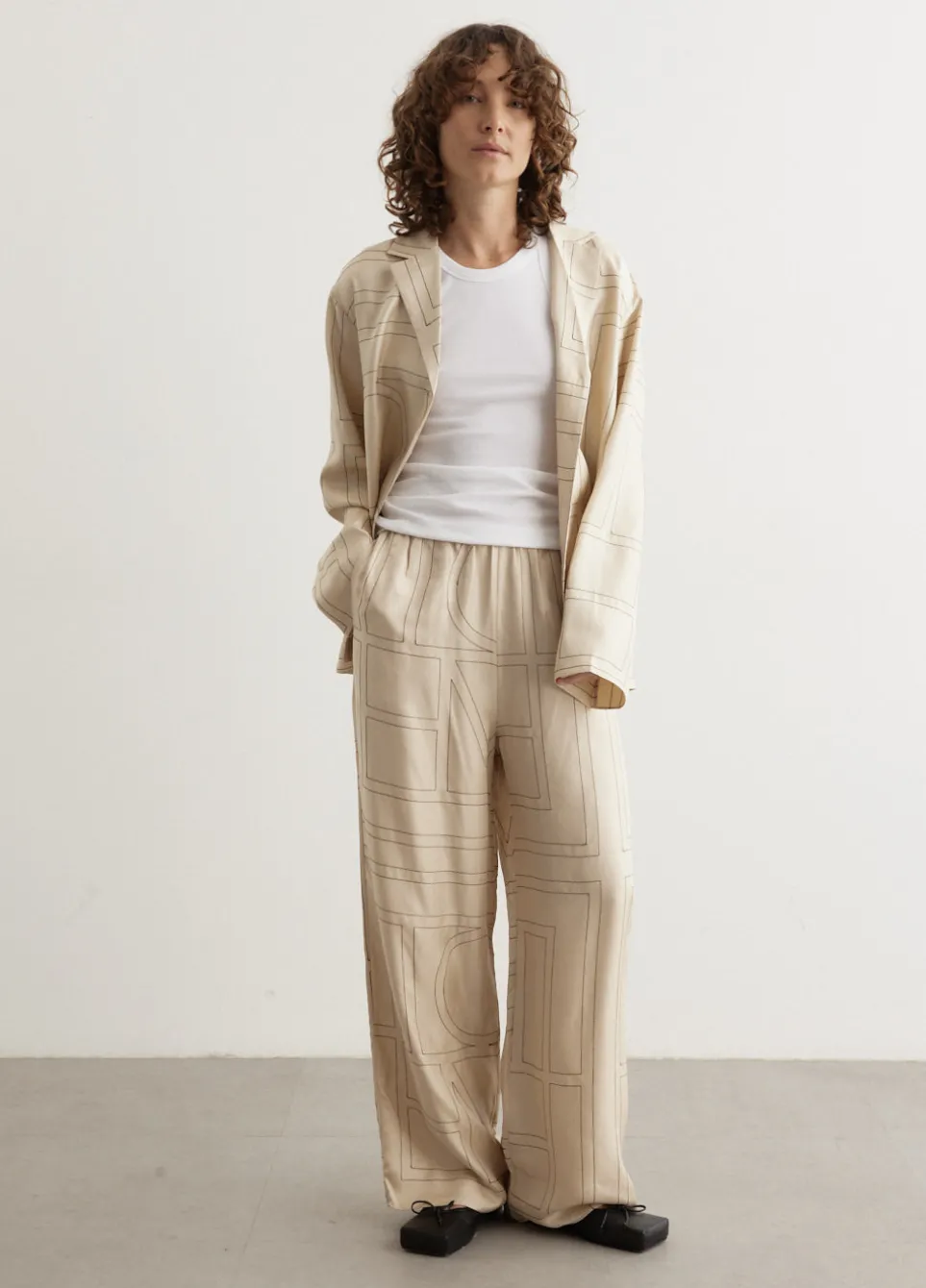 Monogram Silk Pyjama Bottoms