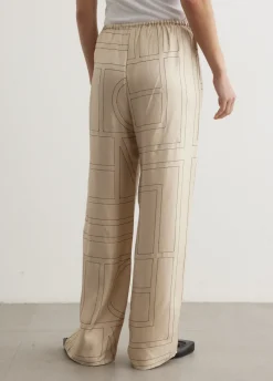 Monogram Silk Pyjama Bottoms