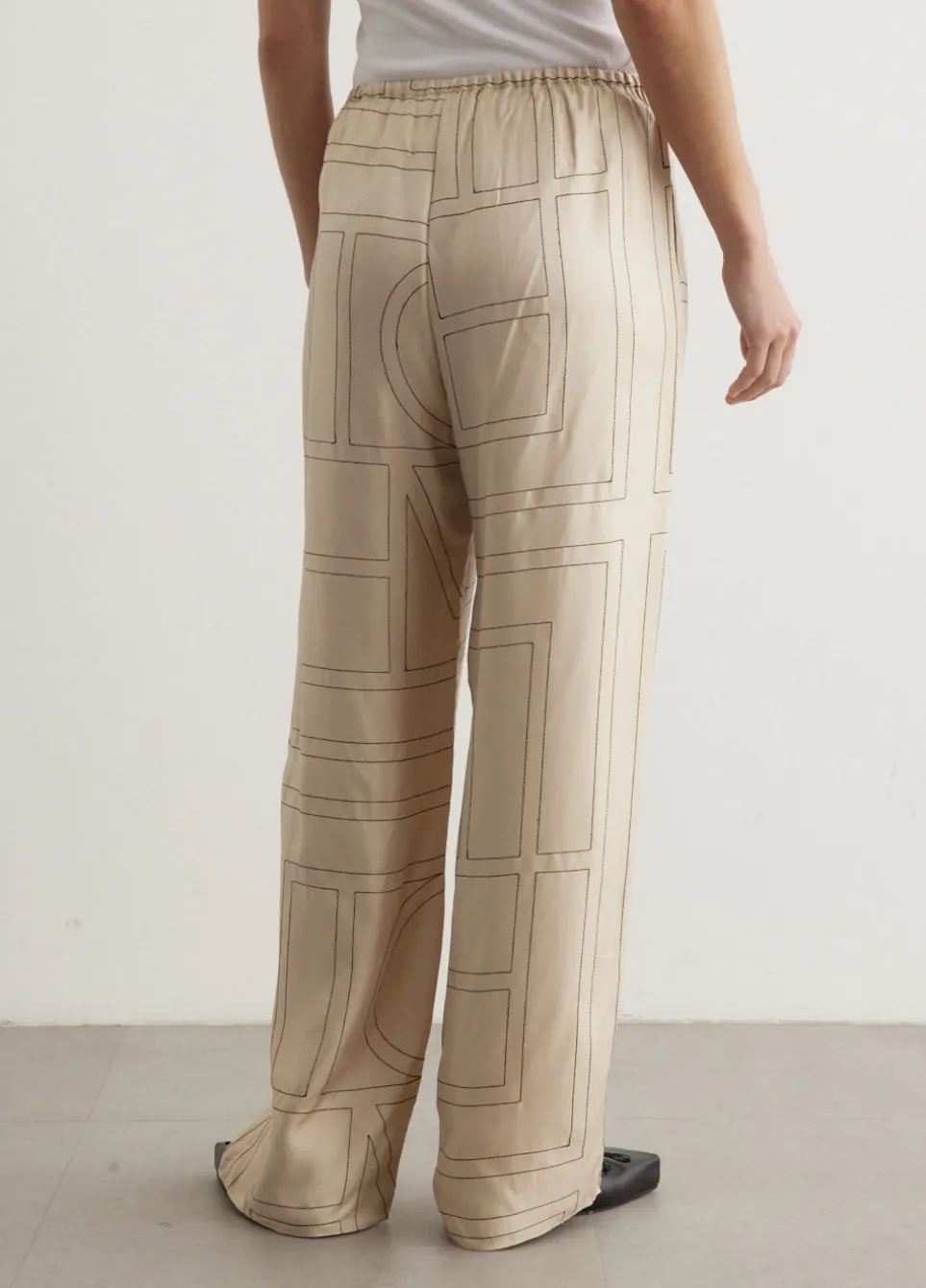 Monogram Silk Pyjama Bottoms