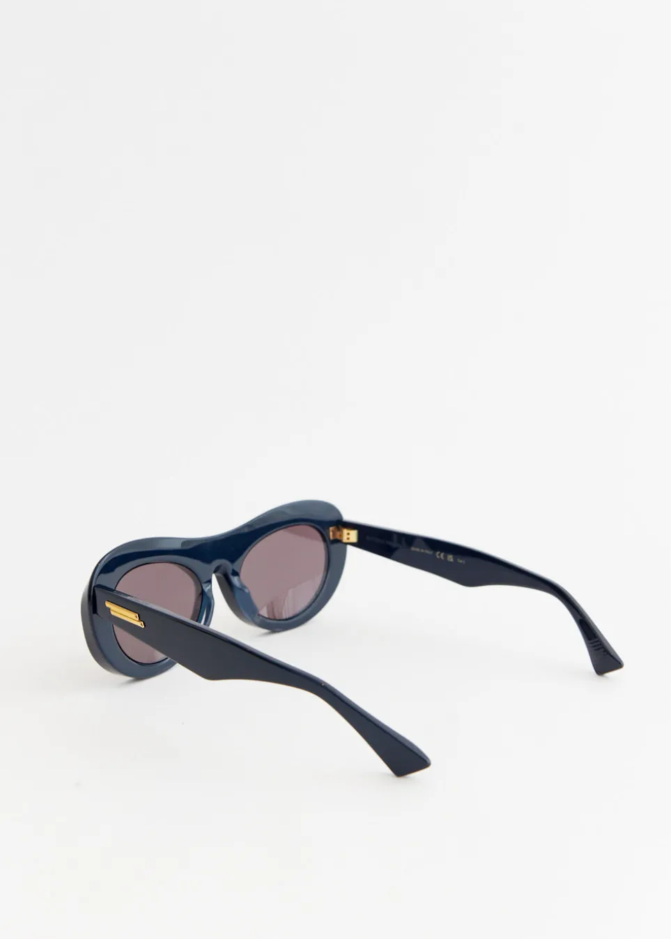 Moulded Round Acetate Sunglasses