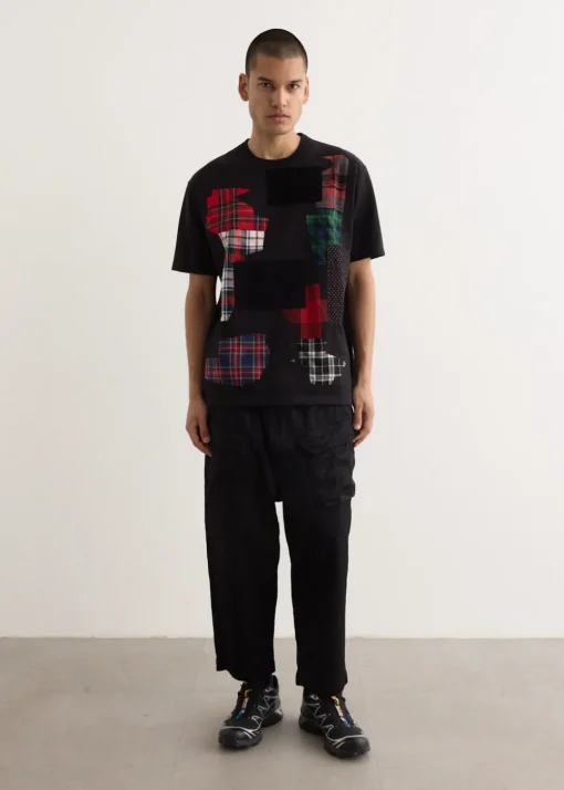 Multi Fabrics Patchwork T-Shirt