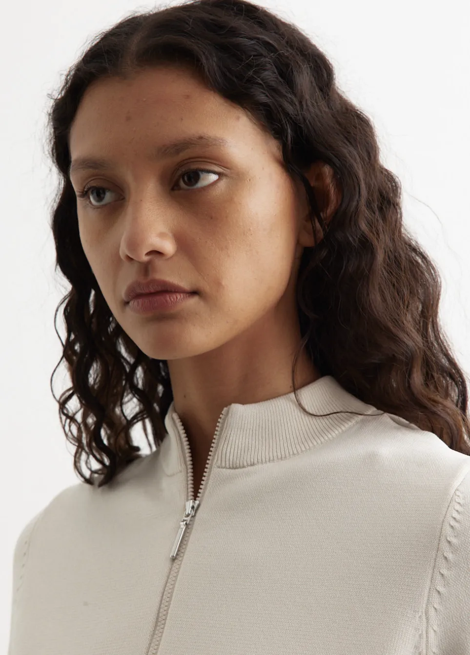 Nike Sportswear Chill Knit Cropped Sweater 1/2-Zip Top